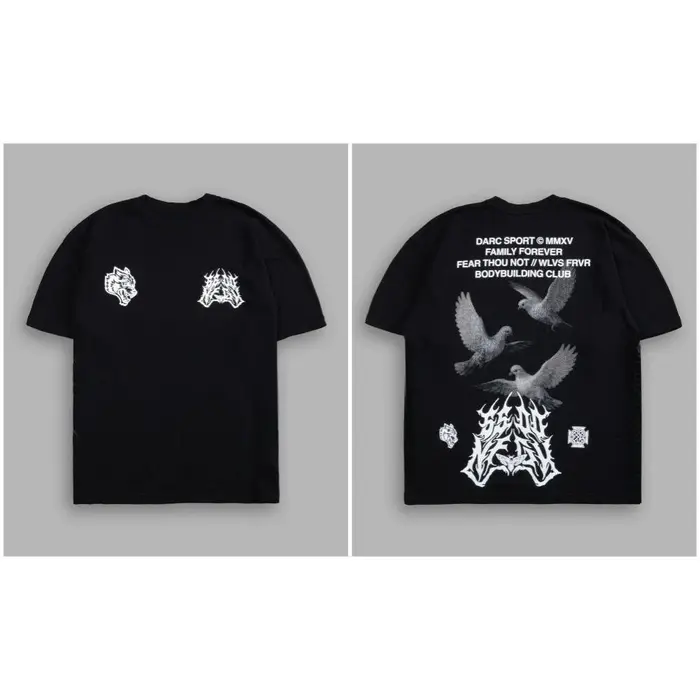 T-shirt en coton à col rond imprimé, coupe ample, pour hommes et femmes, style sport et loisirs amér