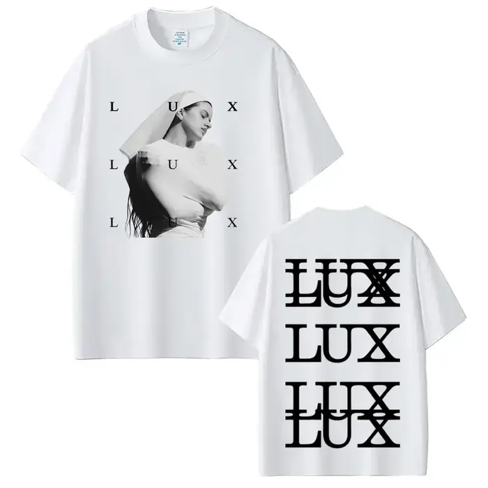 Chanteur Lux Rosalia mode impression T-shirt hommes femmes Harajuku vêtements T-shirts à manches courtes décontracté