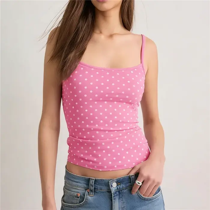 Débardeur à pois pour femmes