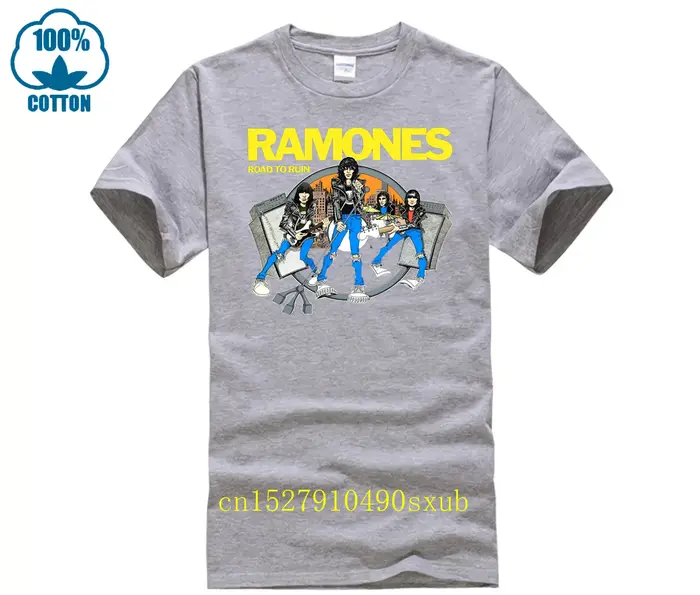 GILDAN t-shirt décontracté homme Ramones Nouvelle Mode 2017 Brandfashion Imprimer Slim Fit