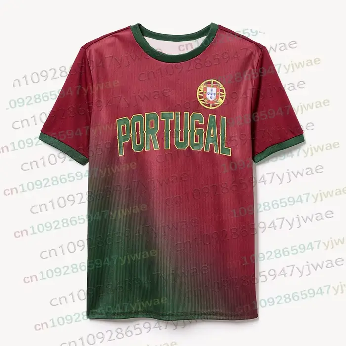 Maillot de football à drapeau portugais 2026
