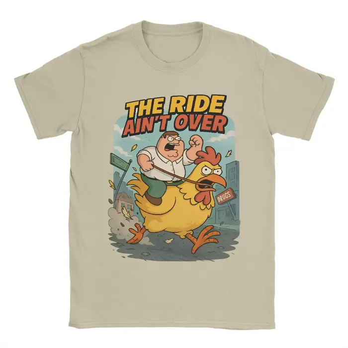 Hommes T-Shirts familles gars Peter Griffin poulet Jockey mode coton
