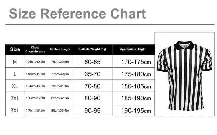 Chemise d'arbitre rayée pour hommes et femmes, t-shirt à col en v pour basket-ball, football, t-shir