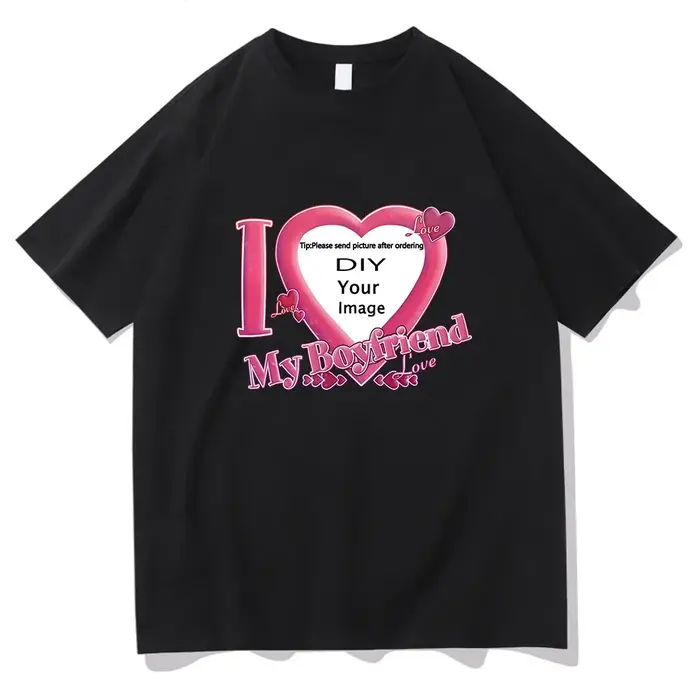 J'aime mon Coupon petit ami T-shirts de haute qualité femmes/hommes