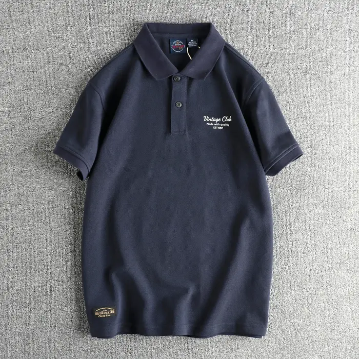 Polo à manches courtes pour hommes