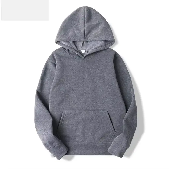 2025 sweat à capuche unisexe sweat-shirt de couleur unie pour hommes et femmes à manches longues pull de poche enfichable