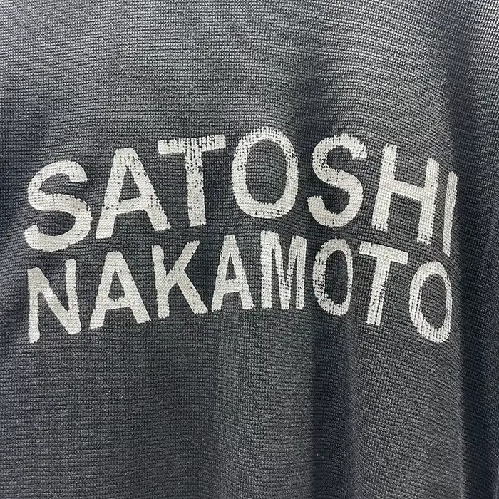 T-shirt à manches longues avec logo classique Satoshi Nakamoto pour hommes et femmes