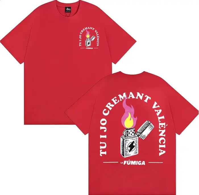 La Fumiga Tu I Jo crémant València Merch T-shirt vêtements pour hommes gothique haute rue T-shirt 10