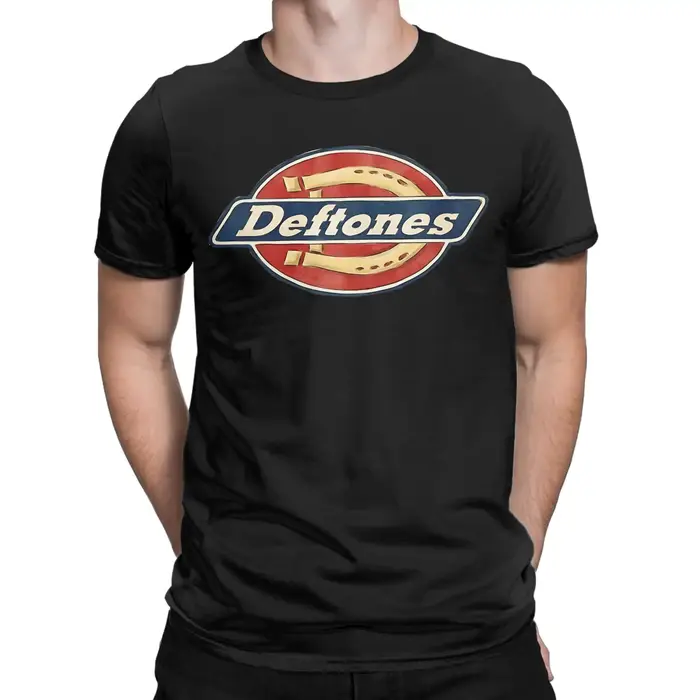 T-shirt Deftones avec dessin parodique