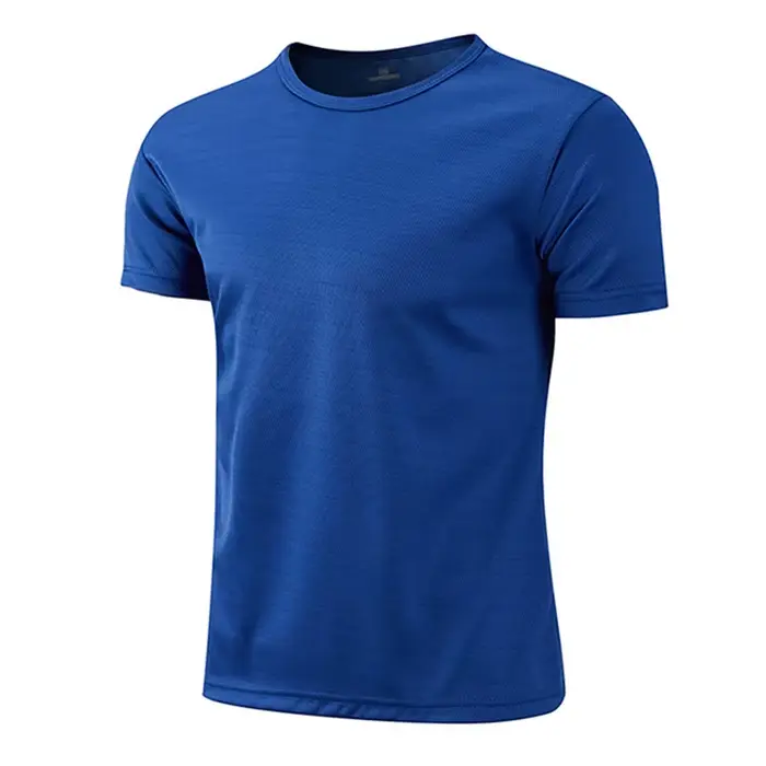 Hommes à manches courtes haut surdimensionné blanc T-Shirt homme décontracté solide chemise séchage rapide gymnase