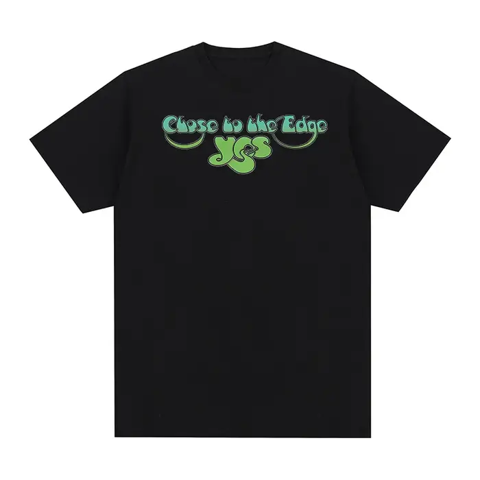 T-shirt YES CLOSE TO THE EDGE Fragile Album Rock en coton pour hommes