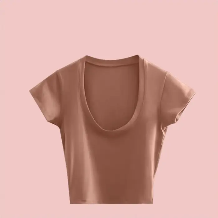 T-shirt slim d'été pour femme