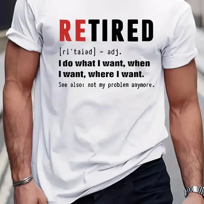 T-shirt à manches courtes à col rond pour hommes
