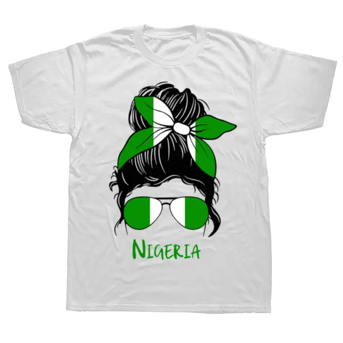 T-shirt graphique nigwin pour hommes et femmes, 100% coton, mode décontractée, impression drôle nigériane