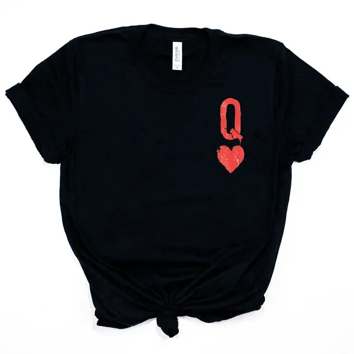 T-shirt reine des cœurs pour filles