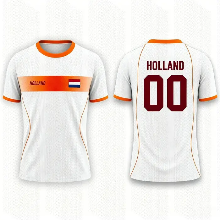 T-shirt athlétique unisexe inspiré des Pays-Bas