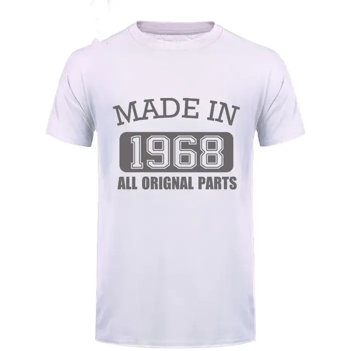 T-Shirt pour homme, fait en 1968 avec toutes les pièces originales