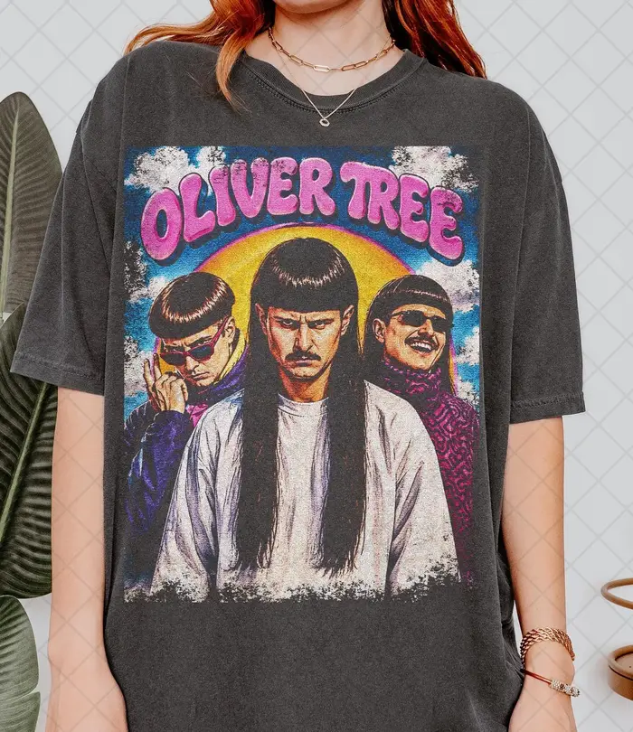 T-shirt Oliver Tree, T-shirt graphique Oliver Tree, cadeau pour les fans, T-shirt oversize été 2026 