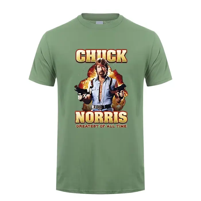 T-Shirt Chuck Norris en coton unisexe