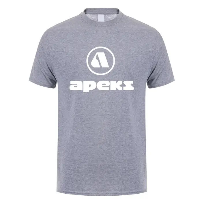 Apeks t-shirt hommes femmes coton Cool T-shirts col rond Streetwear homme vêtements surdimensionné hauts LH-639