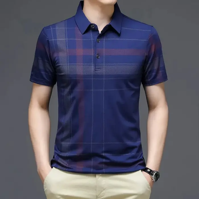 Polo à manches courtes pour hommes