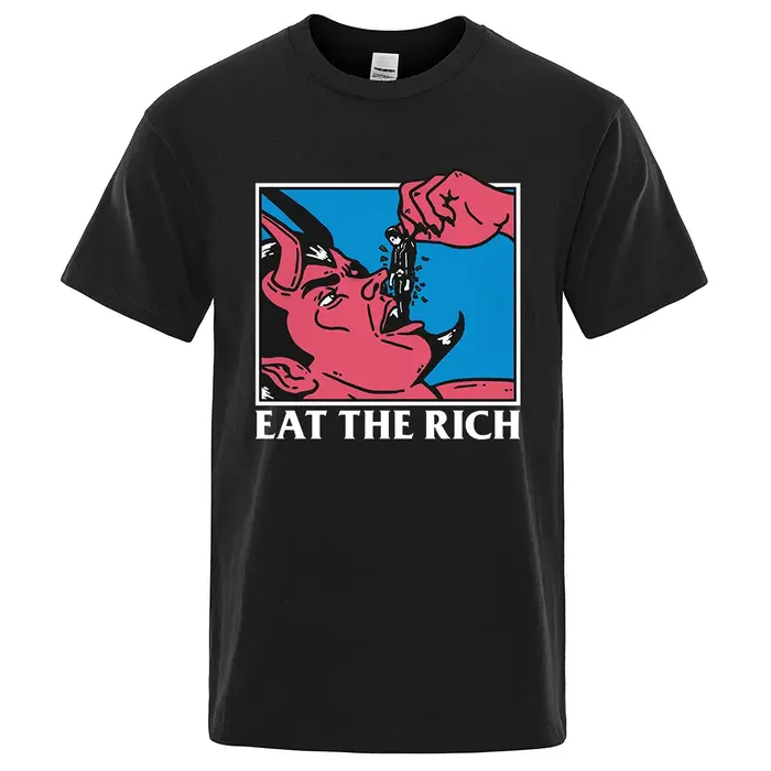 T-shirt en coton imprimé Eat The Johanna Horror Comics pour hommes