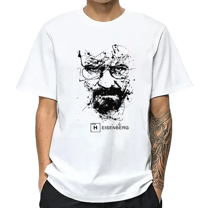 Hommes mode haut décontracté qualité 100% coton Breaking Bad t-shirts hommes Heisenberg Camisetas Ho