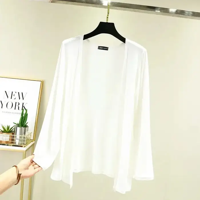 Nouvelle offre spéciale de la saison femmes à manches longues Modal coton coupe ajustée veste légère