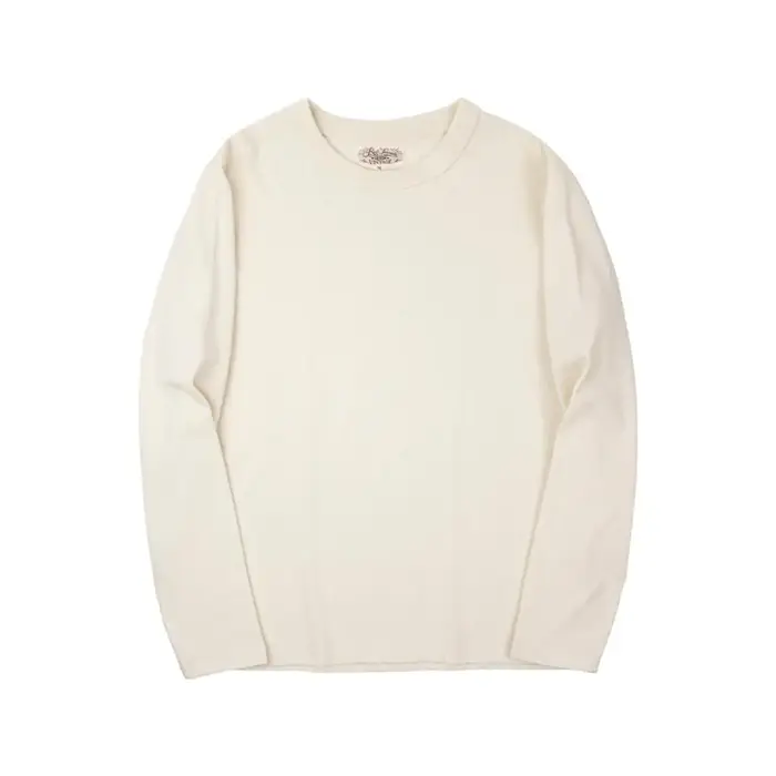 T-shirt à manches longues et col ras du cou pour homme