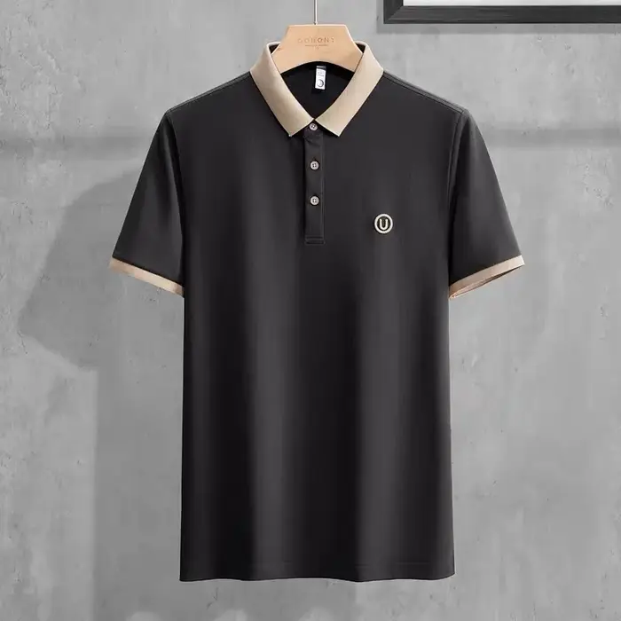 Nouveau Polo Homme Été 2025 de Haute Qualité à Manches Courtes