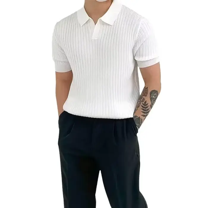 Polo de golf slim fit pour homme