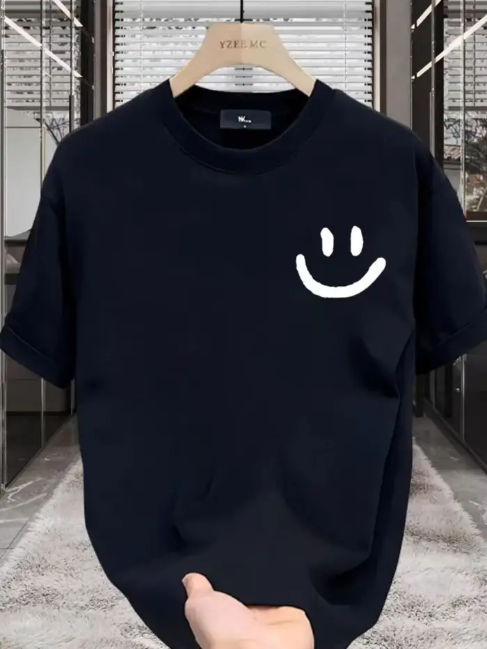 T-shirt imprimé pour homme - 100% coton