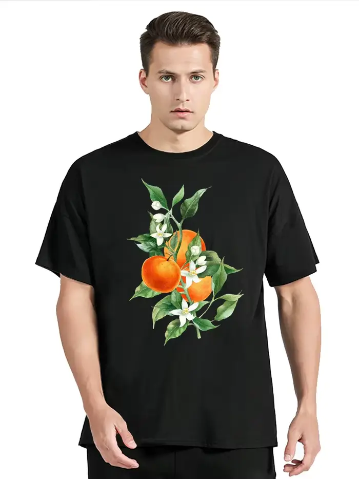 T-shirt à col rond unisexe
