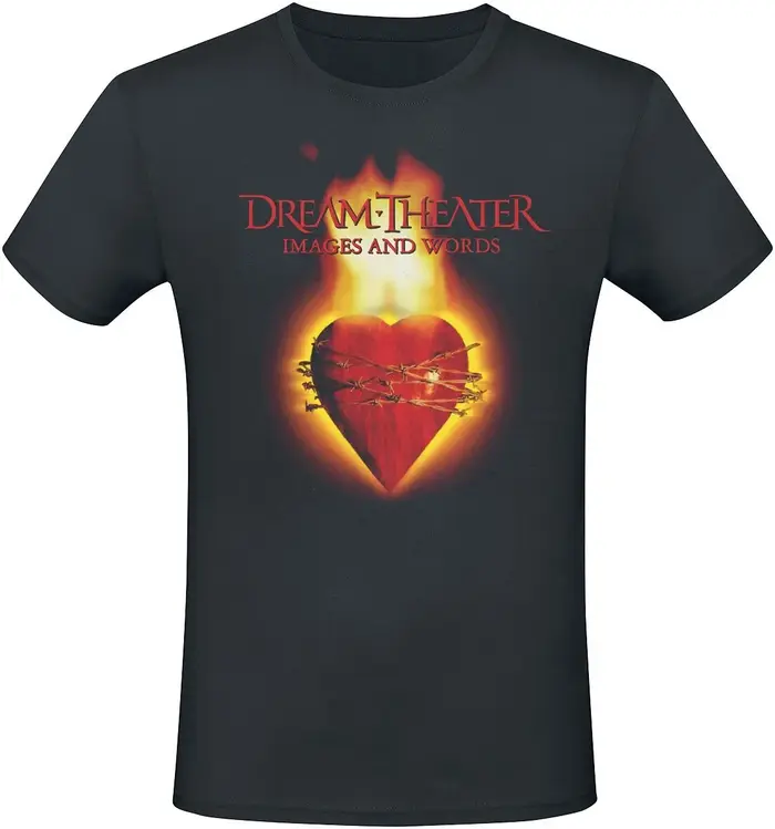 T-shirt Dream Theater Distance Over Time, T-shirt Prog Metal avec logo sur la poitrine et symbole su