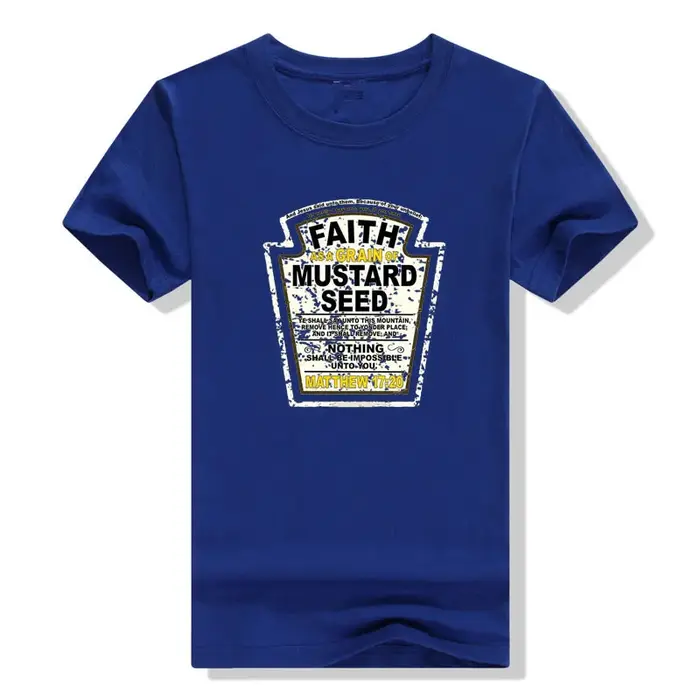 Faith As A Mars of Mustard-T-shirt parodie chrétienne pour hommes et femmes