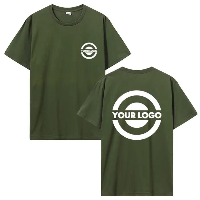 Bricolage votre Photo ou Logo T-shirt imprimé personnalisé femmes hommes été coton