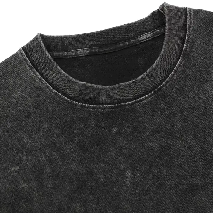 T-shirt délavé Vintage pour hommes et femmes