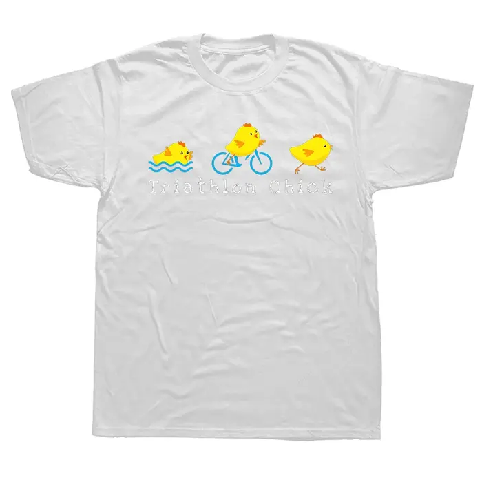 T-shirts graphiques amusants pour triathlètes, T-shirt décontracté à la mode pour hommes et femmes, 