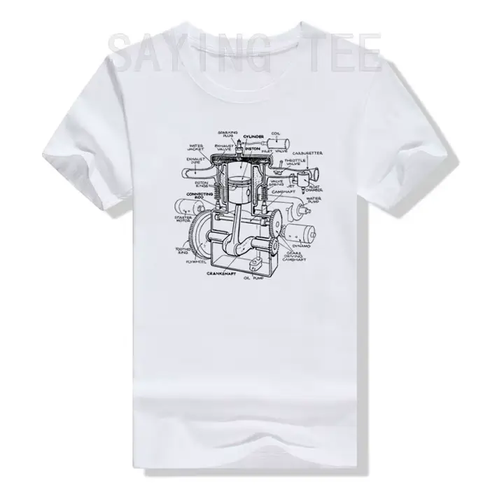 T-shirt graphique Carguy pour hommes
