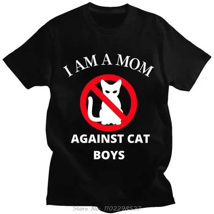 T-shirt à manches courtes pour hommes, Économie drôles Anime I Am A Spinal Against Cat Boys, Nouveau