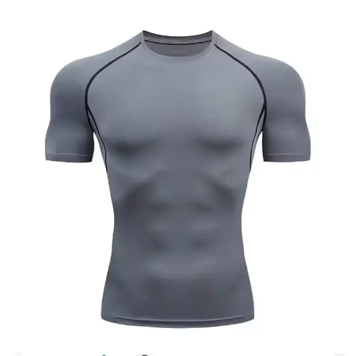 T-shirt de compression sportif pour homme 2026