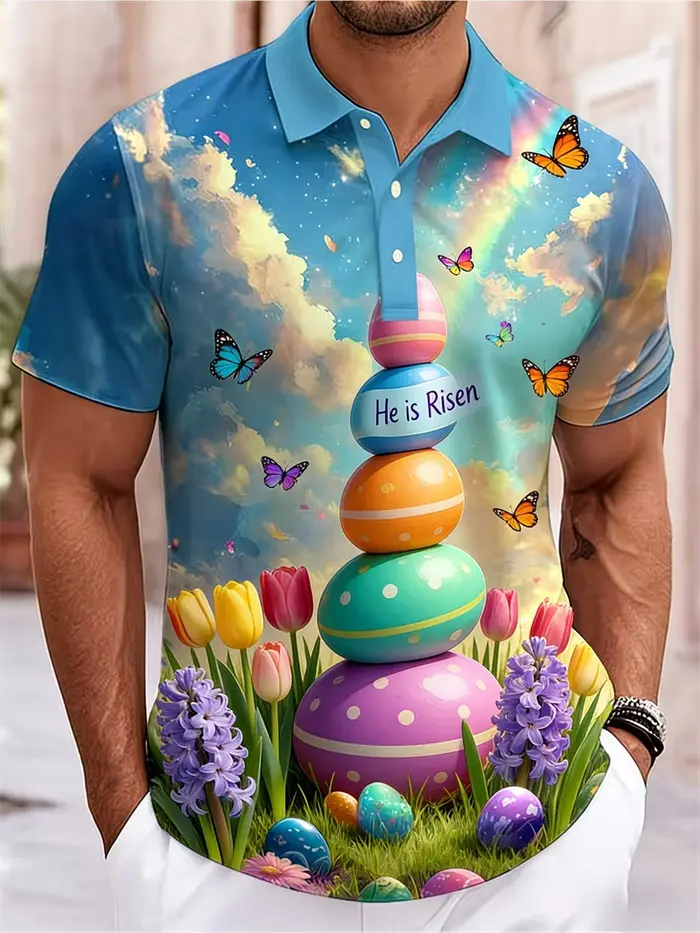 Polo pour homme à imprimé Aigle de Montagne