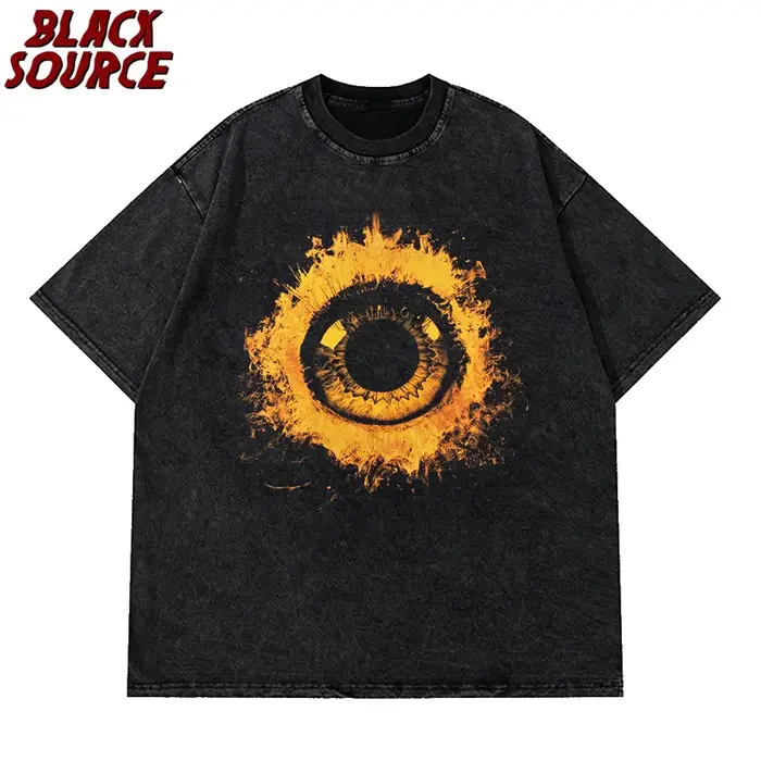 T-Shirt Streetwear montre-moi Burn Eye graphique