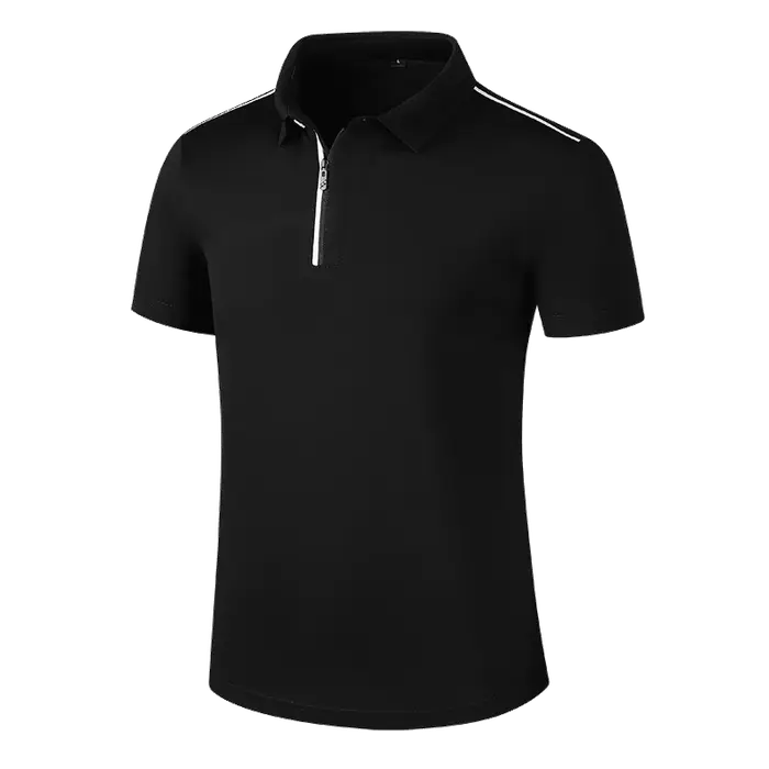 Polo à manches courtes et col rabattu pour homme