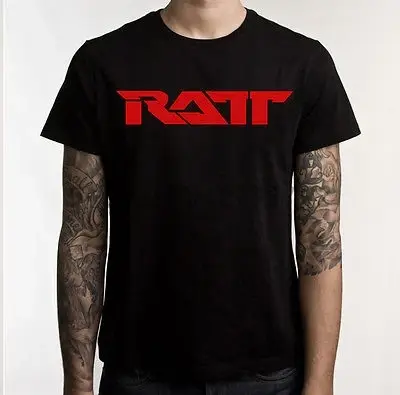 RATT-T-shirt de marque de luxe pour hommes, t-shirts drôles en coton, chemise scopique, mode
