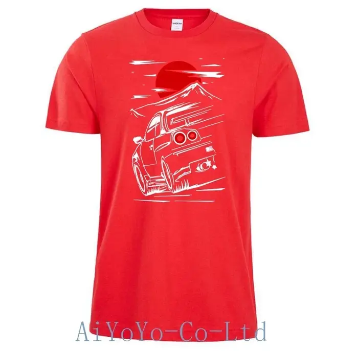 T-shirt japonais Skyline GTR 34 pour homme