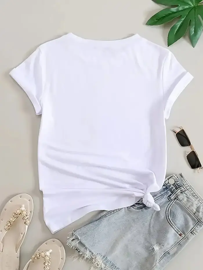 T-shirt de fitness pour femmes avec imprimé graphique