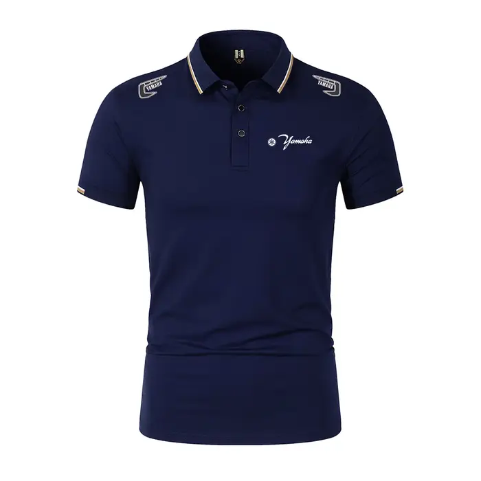 Nouveau polo pour homme à motif Yamaha, polo d'été à manches courtes de haute qualité, polo décontra