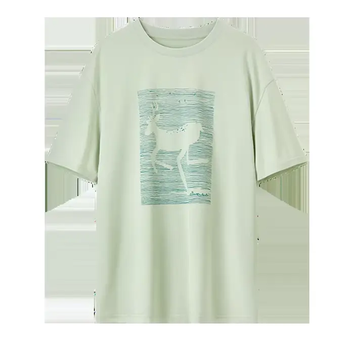 T-shirt femme SENTUBILA Line Art, collection Printemps 2026, coupe décontractée, col rond, manches c