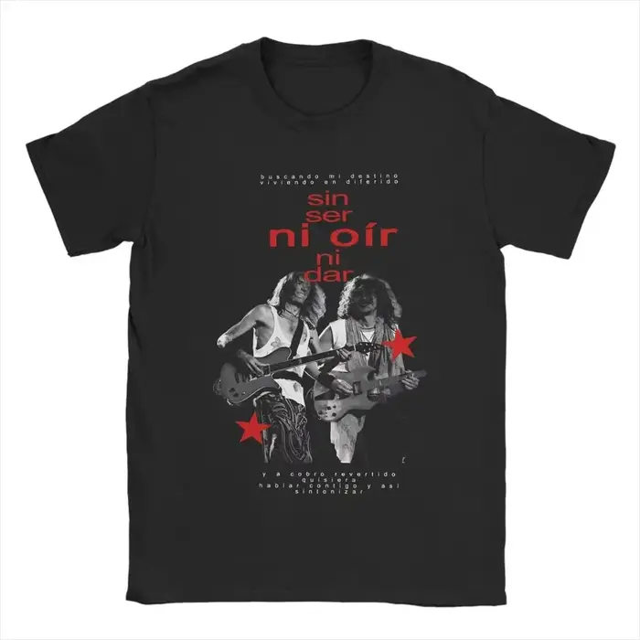 Rock King Tops Extremoduro Roberto Iniesta T-shirt à imprimé graphique 2026 Nouveauté été Y2K Punk Tees